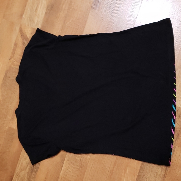 Xersion - Neon stripe v-neck tee - Ladies Large - Picture 8 of 10